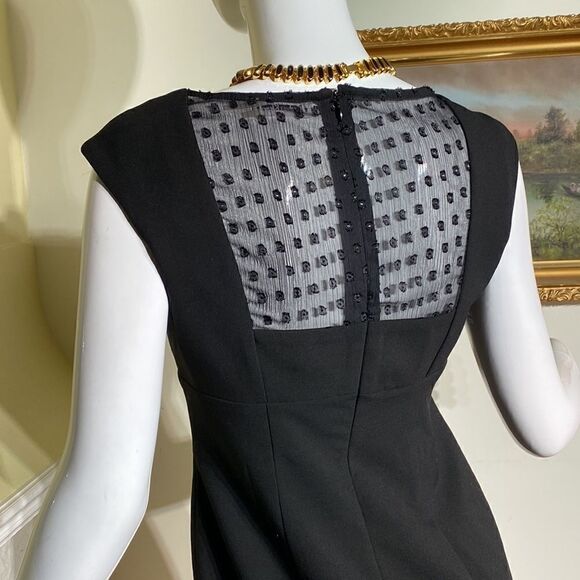 Calvin Klein LBD Black Mini Cocktail Dress - Picture 7 of 11